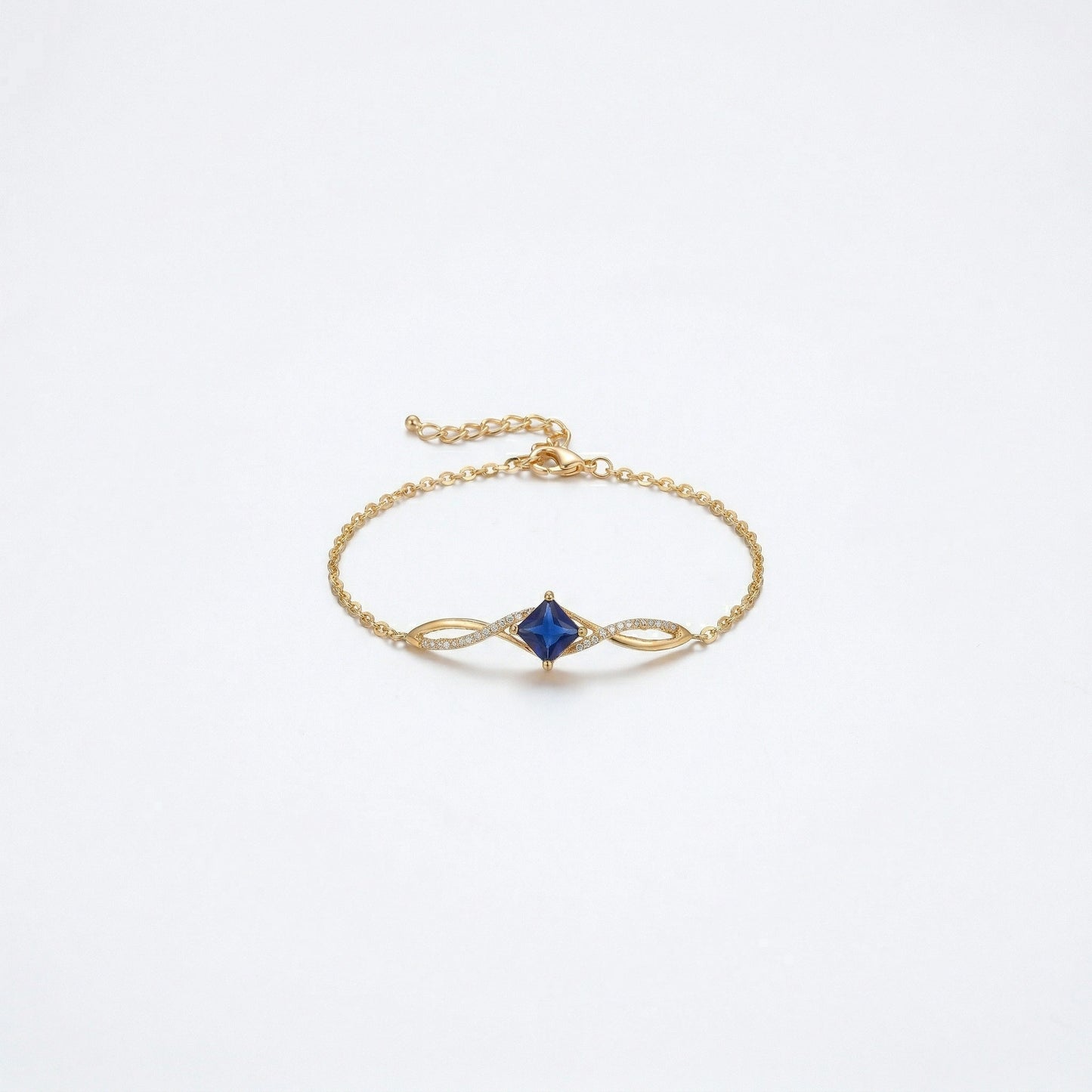 the seraphina azure infinity bracelet